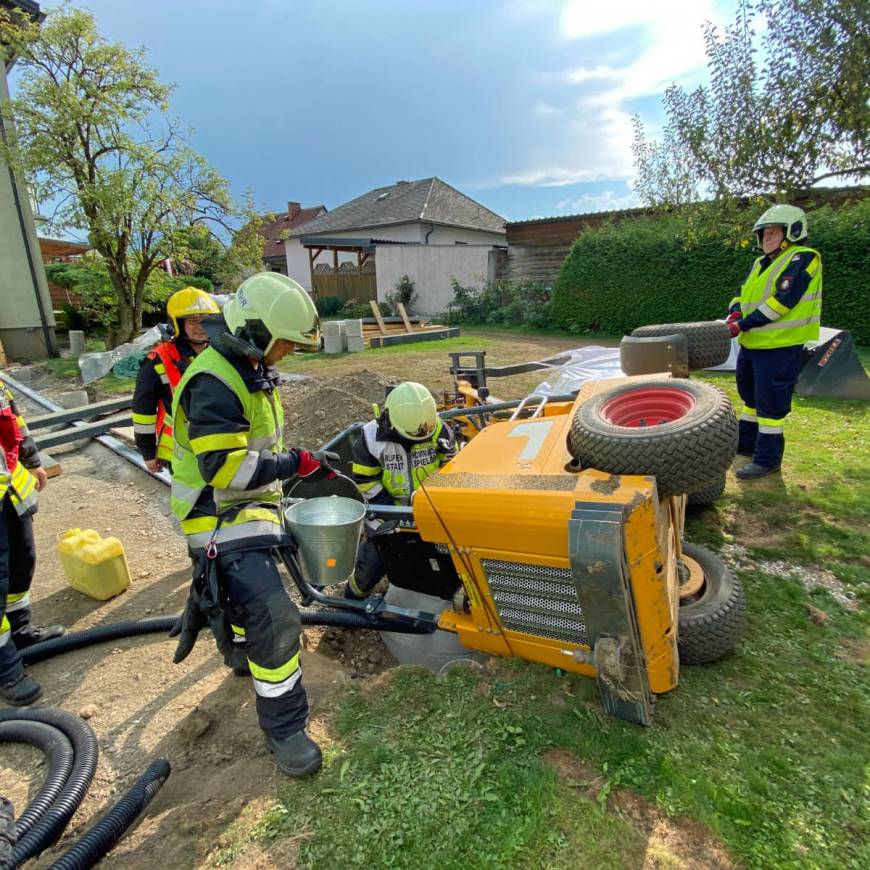 Hubstapler umgekippt